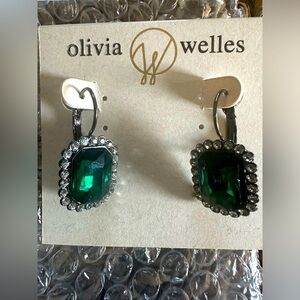 Olivia Welles emerald earrings